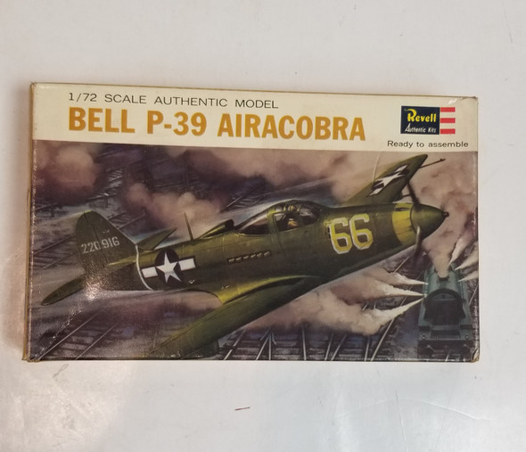 RESALE SHOP - Revell 1/72 Scale Bell P-39 AirCobra #H-640-60 - BOBR-#H-640-60-NOB6951