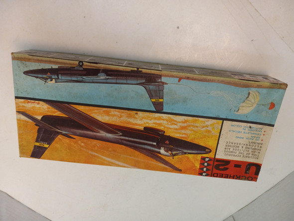 RESALE SHOP - Hawk Model Company Lockheed U2 Spy Plane Model Kit No 209 VTG VERY NICE! - BOBR-1-U6165