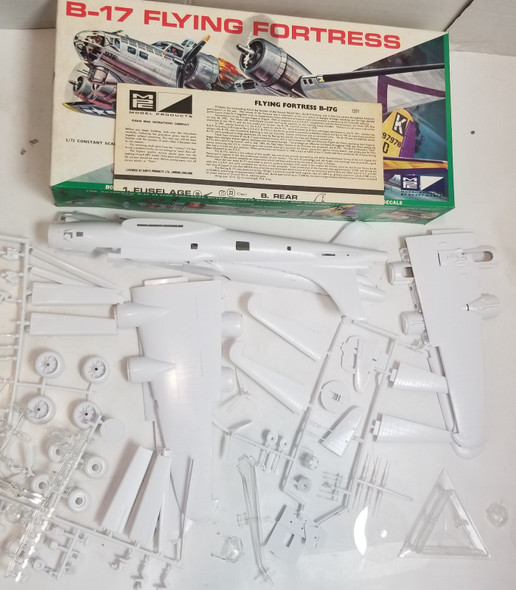 RESALE SHOP - MPC 1/72 B-17 Flying Fortress #1201-200- vacuformed - BOBR-1201-200-NOB6916