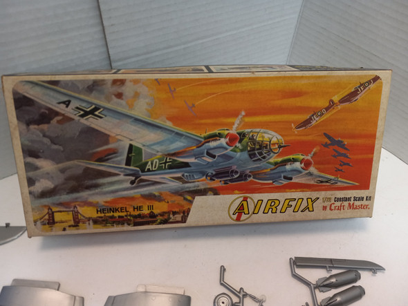 RESALE SHOP - Vintage Airfix Heinkel HE III Pla!ne Model Kit Craft Master (1408-100) - MINT!!! - BOBR-1408-100-NS6246
