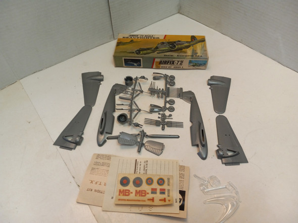 RESALE SHOP - Bristol Beaufighter TFX series 2 1/72 Airfix -72 WWII RAF OPEN BOX COMPLETE - BOBR-283-NOB6215