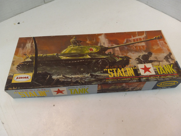 RESALE SHOP - Aurora 1/4 scale IS3 Russian Stalin Tank Vintage Model Kit NOB MINT!!! - BOBR-303-98-NOB6178