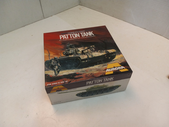 RESALE SHOP - Unbuilt Vintage Aurora Military 1/48 General Patton Tank Model Kit - BOBR-321-150-NS6970