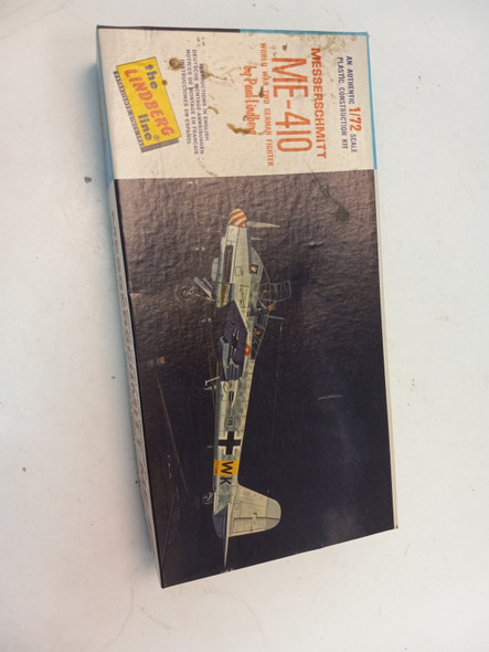 RESALE SHOP - Lindberg 1:72 Messerschmitt ME-410 Model Kit - BOBR-440:60-NOB6264