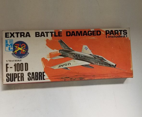 RESALE SHOP - IMC 1/72 Scale F-100D Super Sabre and Extra Battle Damaged Parts #482-100 - BOBR-482-100-NOB6888