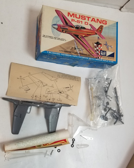 RESALE SHOP - MPC Mustang 1/72 P-51D #7005-70 - BOBR-7005-70-NOB6948