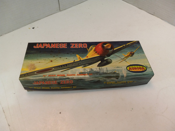 RESALE SHOP - Japanese Zero Model by Aurora 1959 Complete # 88-79 MINT VERY RARE KIT!!! NOB - BOBR-88-79-NOB6194