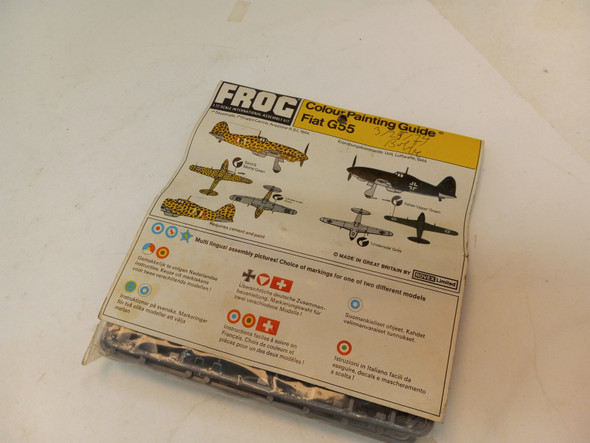 RESALE SHOP - SEALED VINTAGE CLASSIC 1970 FROG 1/72 WW II Italian FIAT G55 CENTAURO Fighter - BOBR-F216F-NS6926