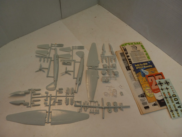 RESALE SHOP - VINTAGE 1967 Revell Junkers JU 88 1:72 Scale Model Kit #H-113:130~ NOB - BOBR-H-113-130-NOB6831