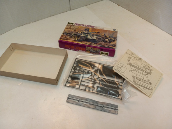 RESALE SHOP - AHM Panzer VA & 37mm Gun K-505 HO FS NEW Model Kit NEW OPEN BOX - BOBR-K-505-NOB6871