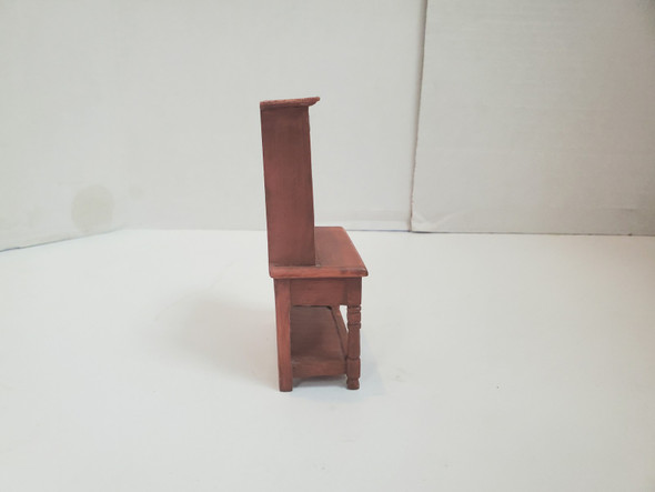 RESALE SHOP - VTG Brown 1:12 Dollhouse Kitchen Shelf - BOST-BROWNKITCHENSHELF-NS6840