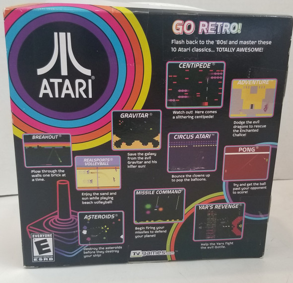 RESALE SHOP - Jakks Pacific Atari Plug It In & Play TV Games console. #03564 - BRMA-03564ATARI-NS6776