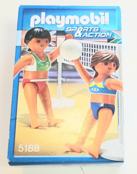 RESALE SHOP - Playmobil #5188 Sports and Action Beach Volleyball with Net - BRMA-5188-NS6267