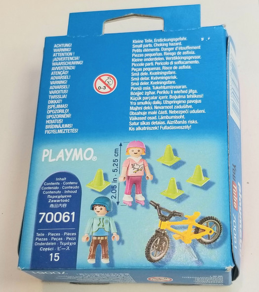 RESALE SHOP - Playmobil #70061 Special PLUS Children and Bike 15pc set - BRMA-70061-NS6257