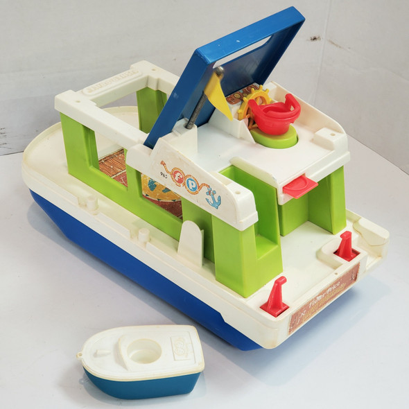 RESALE SHOP - VTG Fisher Price Little People Play Houseboat #985 - BRMA-FP985-U6170