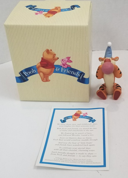 RESALE SHOP - Disney "Pooh and Friends" A Splendiferous Celebration Hand Crafted Figurine - BRMA-TIGGERPARTY-NOB6777