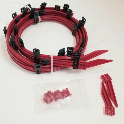 RESALE SHOP - Set of Rubber/Plastic Guard Rails (Fit Carrera Evolution) 10" Ends and Supports - MARU-GUARD-LN6961