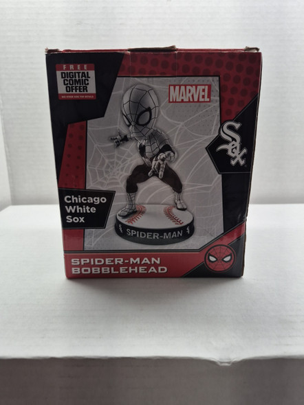RESALE SHOP - 2019 Spider-Man Bobblehead Chicago White Sox Marvel SGA New in Box - cnsg-matt-spiderman