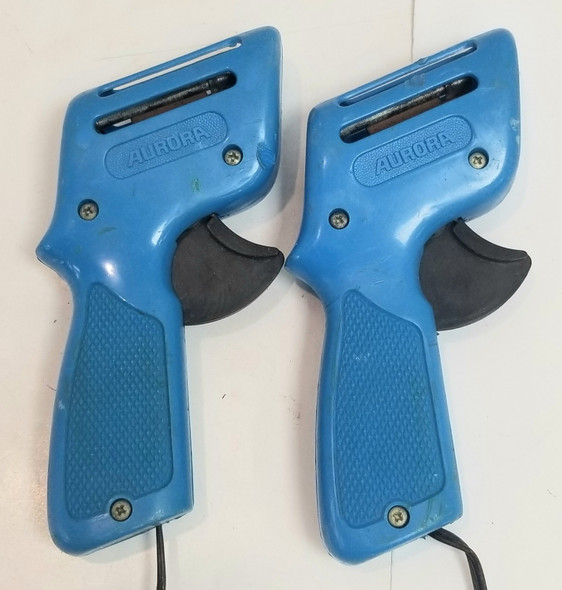 RESALE SHOP - Aurora AFX blue variable speed hand controllers HO scale slot car Untested - PEHO-BLUECTRL-U6783
