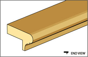 OakridgeStores.com | NORTHEASTERN SCALE LUMBER - Wainscot Trim - Dollhouse Miniature (2-Pack) NE1076