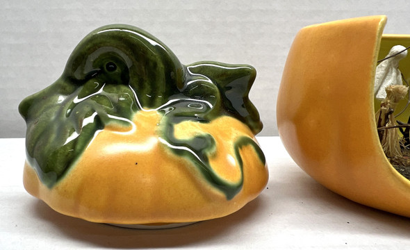 RESALE SHOP - Artisan-made approx. 1:48 Dollhouse Miniature Halloween Scene in Pumpkin (READ) - BABE-PUMPKIN-NOB7165