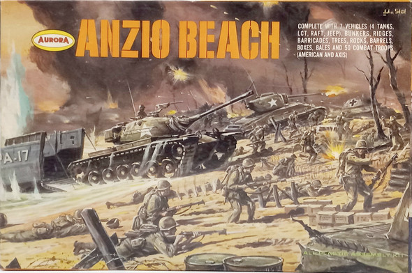 RESALE SHOP - Aurora Anzio Beach Diorama Plastic Model Kit #339-200 - BOBR-AUR339-200-U7164