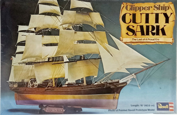 RESALE SHOP - Revell 16" Cutty Sark Clipper Ship Plastic Model Kit #H-319 - BOBR-H-319-NOB7162
