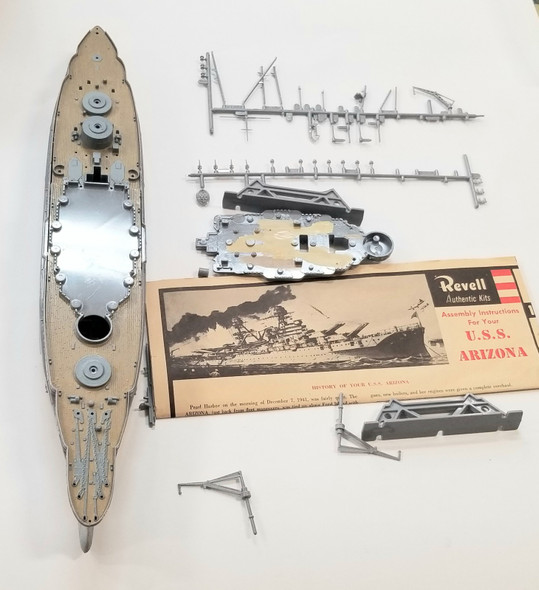 RESALE SHOP - Revell Battleship USS Arizona Type S H348:198 (READ) - BOBR-H348:198-U7088