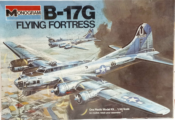 RESALE SHOP - Monogram 1:48 B-17G Flying Fortress Bomber Plastic Model Kit #5600 - BOBR-MNG5600-LN7156