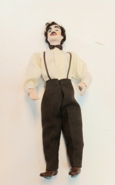 RESALE SHOP - VTG 1:12 Artisan-Made Husband and Wife Porcelain Dolls 1987 - DASI-DOLLCOUPLE-NS7182