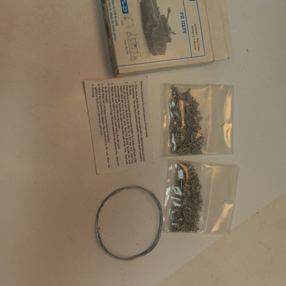 RESALE SHOP - 1:35 FRUATL ATL-27 FRIULMODEL WWII GERMAN TRACK LINK SET PANZER PZ III/IV 1943-5 - JIMI-ATL-27-NOB7254