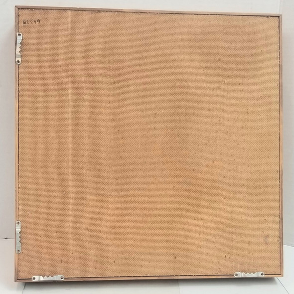 RESALE SHOP - Unbranded Dollhouse Miniatures Display Case 14 3/8" By 14 3/8" by 2" (DESC.) - PEHO-14CASE-LN6778