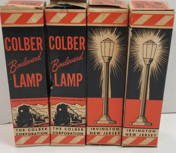 RESALE SHOP - Set of 4 S Scale Colber Blvd. Lamps All Untested - ROKO-4BLVD.-NOB7246