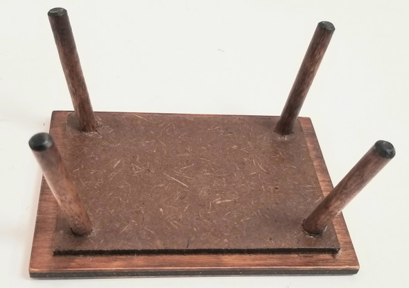 RESALE SHOP - Dollhouse 1" Scale Dining Room Table - RUMA-DINING-U7237