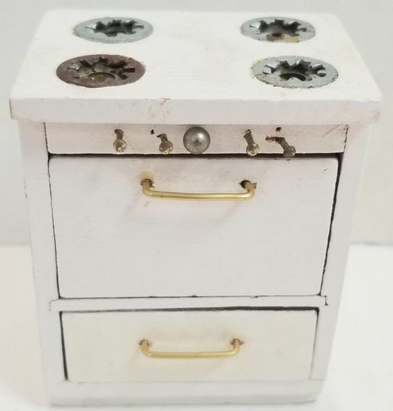 RESALE SHOP - Dollhouse 1:12 Stove With Drawers Taiwan, Sink. Fridge - RUMA-KITCHLOT-LN7207