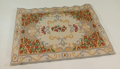 RESALE SHOP - Sam's World Gouldenlabel Large Rectangular 8" x 11.5" Floral Medallion Rug - SAM-LR009-NS7266