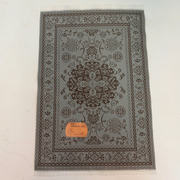 RESALE SHOP - Sam's World Gouldenlabel Large Rectangular 8" x 12" Double-Sided Gray Rug - SAM-LR011-NS7377