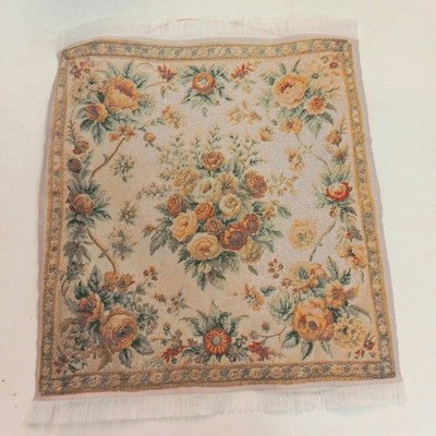 RESALE SHOP - Sam's World Gouldenlabel Large Square 8" x 8" Flower Medallion Rug (LP) - SAM-LS002-NS7318