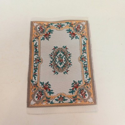 RESALE SHOP - Sam's World Gouldenlabel Extra Small Rectangular 2.5" x 4" Christmas Holly Rug - SAM-XSR006-NS7306