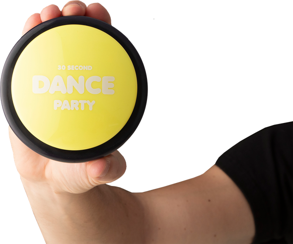 OakridgeStores.com | 30SecondDanceParty - Dance Party Button - LED Light & Sound Novelty Toy with 5 Songs - B8-11-2021-AMZ 860006379308