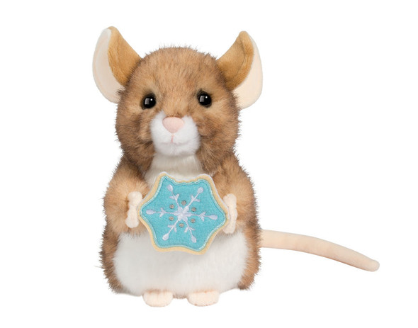 Douglas Toys - Mazel Mouse with Christmas Cookie - Holiday Plush Toy - 15801