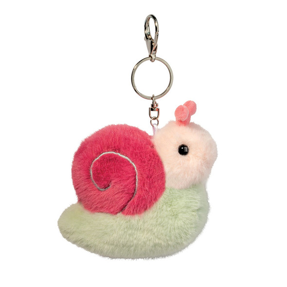 OakridgeStores.com | Douglas Toys - Snail Bag Charm - Plush Clip-On Keychain Accessory - 8009 767548162408
