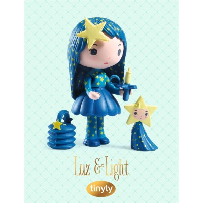 OakridgeStores.com | Djeco - Tinyly Luz & Light - Articulated Figure Set for Ages 4+, Imaginative Role Play - 06942 3070900069428