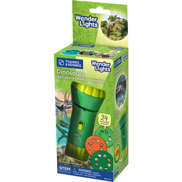 OakridgeStores.com | Thames & Kosmos - Wonder Lights: Dinosaurs - Educational Flashlight Projector - 656101 810172680722