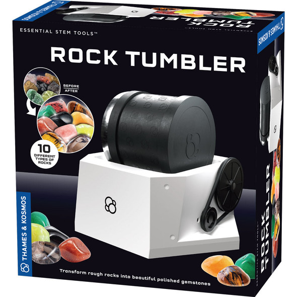 OakridgeStores.com | Thames & Kosmos - Rock Tumbler - Built-in Timer, 450g Capacity, USB-C Power - 678006 814743019812