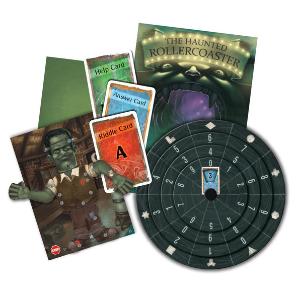 OakridgeStores.com | Thames & Kosmos - EXIT: The Haunted Roller Coaster - Cooperative Escape Room Puzzle Game - 697907 814743014244