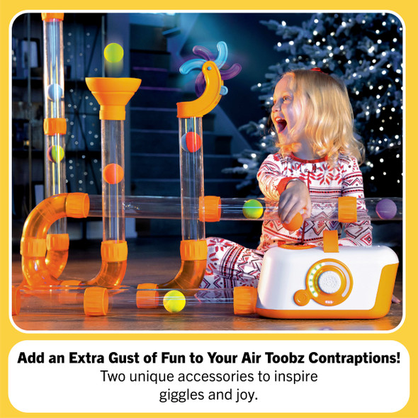 OakridgeStores.com | Fat Brain Toys - Air Toobz Whirlwind Accessory Pack - STEM Add-On for Ages 3+ - FA508-1 810074277167