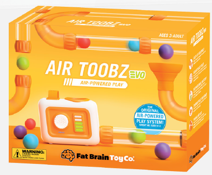 OakridgeStores.com | Fat Brain Toys - Air Toobz Evo - Air-Powered STEM Building System for Ages 3+ - FA586-1 810074278997