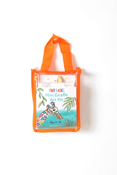 OakridgeStores.com | Tiny Easel - Mini Giraffe Art Kit - Watercolor Paint Set - 35582 860012355822
