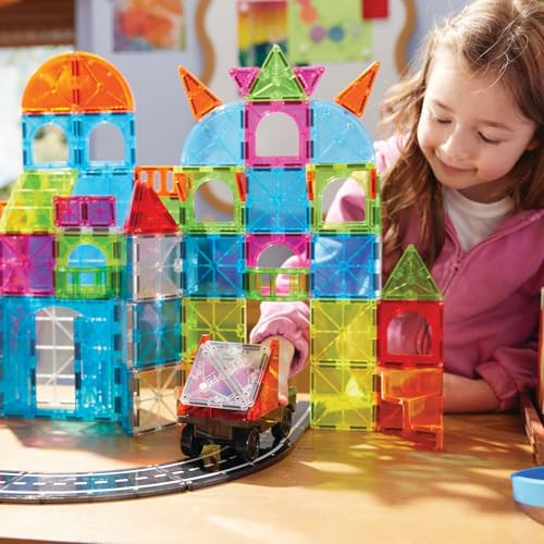 OakridgeStores.com | Magna-Tiles - MAGNA-TILES City Center 110-Piece Magnetic Construction Set - Magnetic Building Toy for Ages 3+ - 251110CC 850025176552